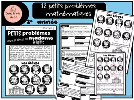 Aperçu - Préparation de séance / Séance complète - Petits problèmes écrits mathématiques - Page de couverture
