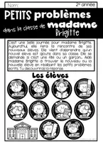 Aperçu - Préparation de séance / Séance complète - Petits problèmes écrits mathématiques - Page 1