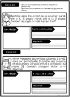 Aperçu - Préparation de séance / Séance complète - Petits problèmes écrits mathématiques - Page 3