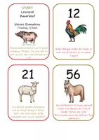 Vorschau - Spiele - Lesespiel Bauernhof - kleines Einmaleins - Deckblatt