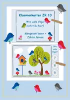 Vorschau - Bildkarten - Klammerkarten * Wie viele Vögel siehst du? * Mengen im ZR 10 - Deckblatt