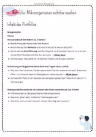Vorschau - Arbeitsblätter - Protokoll: Experiment Mikroorganismen sichtbar machen - Seite 1