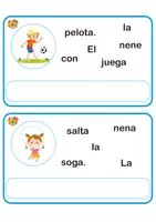 Vista previa - Hojas de trabajo - Oraciones desordenadas - página 2