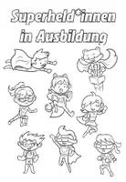 Vorschau - Mal- und Bastelvorlagen - Türdeko - Superheld*innen in Ausbildung - Seite 2