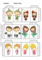 Vista previa - Manualidades / Dibujos para colorear - Peter Pan - Marionetas de Dedos - Cuento de Hadas - página 2