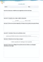 Vista previa - Unidades / Secuencias / Situaciones de Aprendizaje - Profissões e Conjugação: Atividades para Praticar - página 2