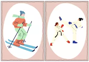 Vorschau - Fördermaterial/Inklusion - Bild- und Wortkarten: Sportarten - Seite 2