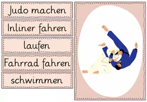 Vorschau - Fördermaterial/Inklusion - Bild- und Wortkarten: Sportarten - Seite 3