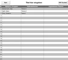 Vorschau - Anderer Materialtyp - Zufallsgenerator für Referatsvergabe - Seite 1
