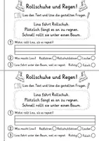 Vorschau - Arbeitsblätter - Miniheft 10 Lesetexte - Thema Hobbys | Deutsch 1. Klasse - Seite 3