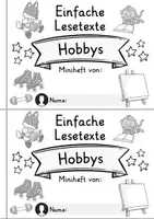 Vorschau - Arbeitsblätter - Miniheft 10 Lesetexte - Thema Hobbys | Deutsch 1. Klasse - Seite 2