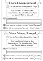 Vorschau - Arbeitsblätter - Miniheft 10 Lesetexte - Thema Schule | Deutsch 1. Klasse - Seite 3