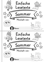 Vorschau - Mal- und Bastelvorlagen - Miniheft 10 Lesetexte - Thema Sommer | Deutsch 1. Klasse - Seite 2