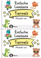 Vorschau - Arbeitsblätter - Einfache Lesetexte | 20 Minihefte | Materialpaket | Deutsch 1. Klasse - Seite 2