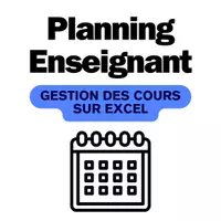 Aperçu - Outils du professeur - Gestion des Cours sur Excel - Page 2