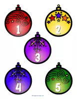 Aperçu - Jeux - Calendrier de l’avent – Noel - Couleurs - Page 3
