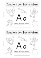 Vorschau - Anderer Materialtyp - Buchstabenheft Komplettset Aa-Zz (Klein- und Großbuchstabentraining) - Seite 1
