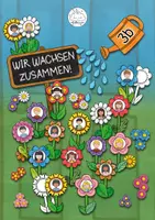 Vorschau - Mal- und Bastelvorlagen - Türdeko Blumen I Dekoration für das Klassenzimmer - Deckblatt