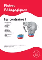 Vorschau - Bildkarten - Bildkarten Französisch: les contraires 1 - Deckblatt