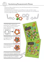 Vorschau - Mal- und Bastelvorlagen - Türdeko Blumen I Dekoration für das Klassenzimmer - Seite 1
