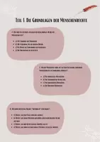 Vorschau - Arbeitsblätter - Quiz "Menschenrechte aus historischer Perspektive" - Seite 2