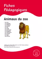 Vorschau - Bildkarten - Bildkarten Französisch: animaux du zoo - Deckblatt