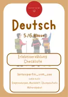 Vorschau - Merkblätter - Erlebniserzählung Checkliste 5./6. Klasse - Seite 2