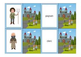 Aperçu - Cartes / Images - Le memory du Moyen Âge 2 - Page 2