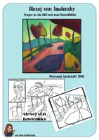 Vorschau - Arbeitsblätter - Murnauer Landschaft - Jawlensky - Deckblatt
