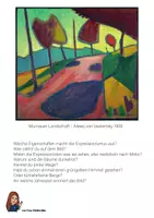 Vorschau - Arbeitsblätter - Murnauer Landschaft - Jawlensky - Seite 2