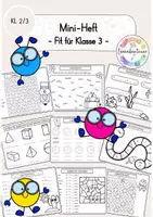 Vorschau - Arbeitsblätter - Mini-Heft Fit für Kl. 3 / Wiederholung Kl. 2 Sommerheft - Deckblatt