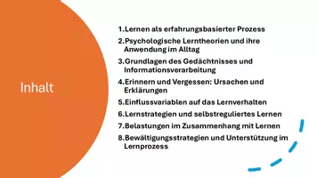 Vorschau - Präsentationen/Tafelbilder - Lernpsychologie: Den Prozess des Lernens verstehen - Seite 3