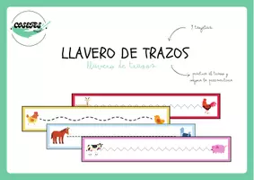 Vista previa - Refuerzo / NEE / Materiales de apoyo - LLAVERO DE TRAZOS - página 1