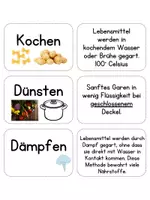 Vorschau - Bildkarten - Folierkarten zu den Garmethoden (Garmethode und Erklärung - Legespiel) - Seite 2