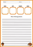Vorschau - Arbeitsblätter - Würfelgeschichte Klasse 5/6: Herbst - Seite 2