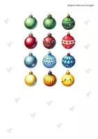 Vorschau - Arbeitsblätter - Klettmappe/Arbeitsmappe "Weihnachtsbaum schmücken" (Farben, Weihnachten) TEACCH - Seite 3