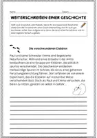 Vorschau - Arbeitsblätter - Geschichten weiterschreiben Klasse 5/6: Aktuelle Themen - Seite 3
