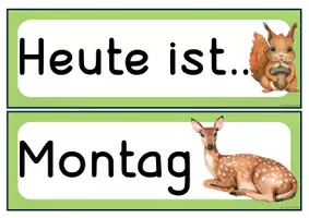 Vorschau - Poster - TAFELKALENDER | WETTERSTATION | Classroom Management - Seite 1