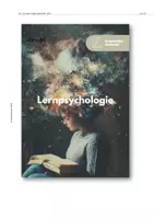 Vorschau - Unterrichtsreihen - Unterrichtsreihe „Lernpsychologie und Lernverhalten“ - Seite 1
