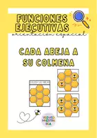 Vista previa - Juegos / Gamificación - FUNCIONES EJECUTIVAS. ORIENTACIÓN ESPACIAL ABEJAS. - Portada