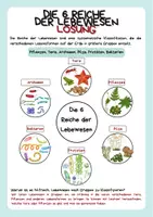 Vorschau - Arbeitsblätter - Die Reiche der Lebewesen - Überblick - Seite 2