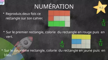 Aperçu - Présentation / Support pour le tableau - rituel de numération CM2 Période 3 - Page de couverture