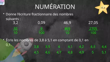 Aperçu - Présentation / Support pour le tableau - rituel de numération CM2 Période 3 - Page 3