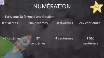 Aperçu - Présentation / Support pour le tableau - Rituel de numération CM2 Période 5 - Page 2