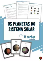 anteprima - Esercizi - I Pianeti del Sistema Solare in portoghese - Pagina di copertina