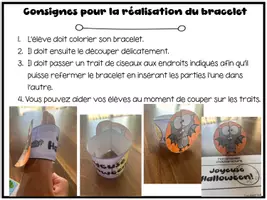 Aperçu - Jeux - Bracelet pour la fête d'Halloween - Page 1