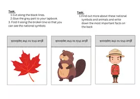 Vorschau - Arbeitsblätter - Create a lapbook - Canada - Seite 1