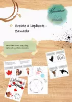 Vorschau - Arbeitsblätter - Create a lapbook - Canada - Deckblatt