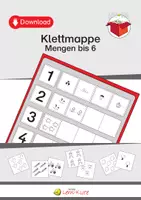 Vorschau - Arbeitsblätter - Klettmappe Mengen bis 6 - Deckblatt