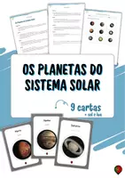 Vista previa - Unidades / Secuencias / Situaciones de Aprendizaje - Os Planetas do sistema solar em português - Portada